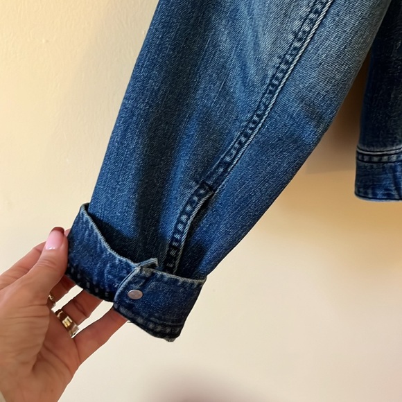 J. Jill Denim Button Up Jacket, Size Small - Picture 5 of 6